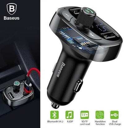 T - Typed Bluetooth MP3 Car Charger