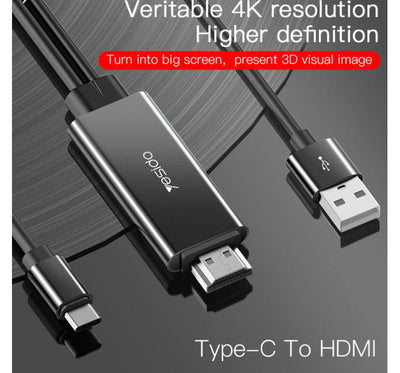 Type - C To HDMI Cable Adapter