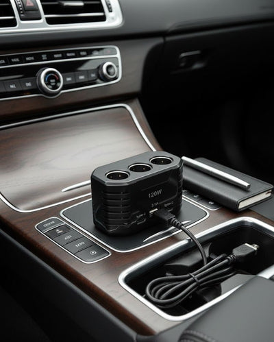 Type - C USB Multi Socket Car Charger