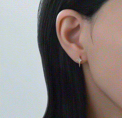 Womens Star Earring